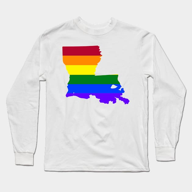 Louisiana Pride Long Sleeve T-Shirt by UnitedTees